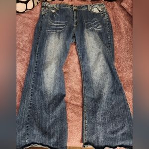Toxic jeans. Wide leg. Size 24